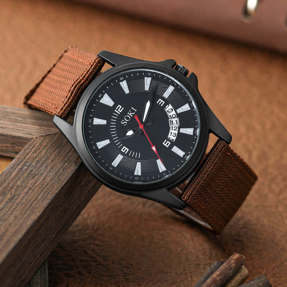 Menu0027S Sports Geometric Watch