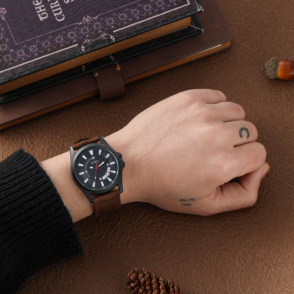 Menu0027S Sports Geometric Watch
