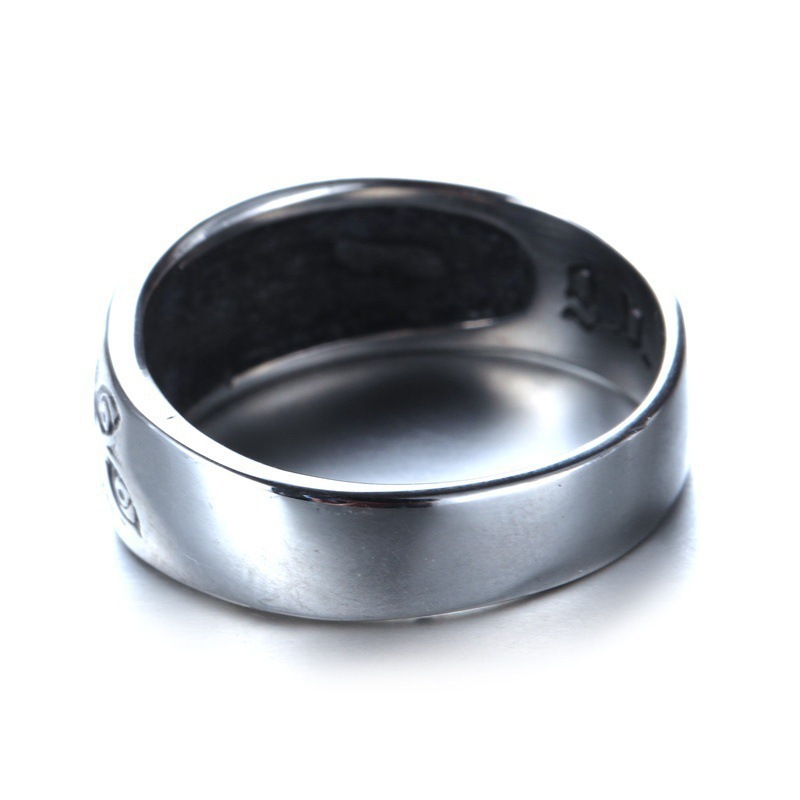 New Fashion Geometric Devil Eye Hip Hop Alloy Ring