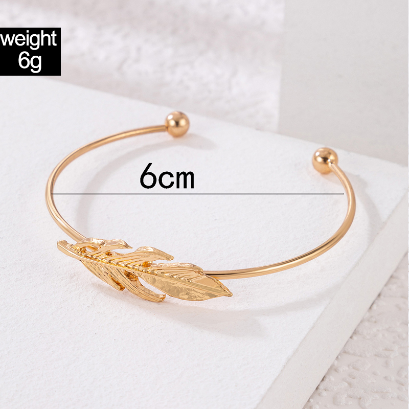 Simple Jewelry Heart Shaped Simple Single-Layer Alloy Rhinestone Bracelet