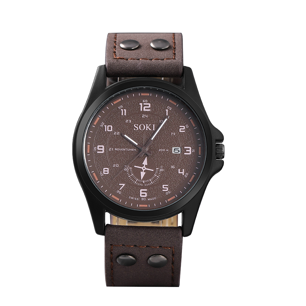 Menu0027S Simple Style Geometric Watch
