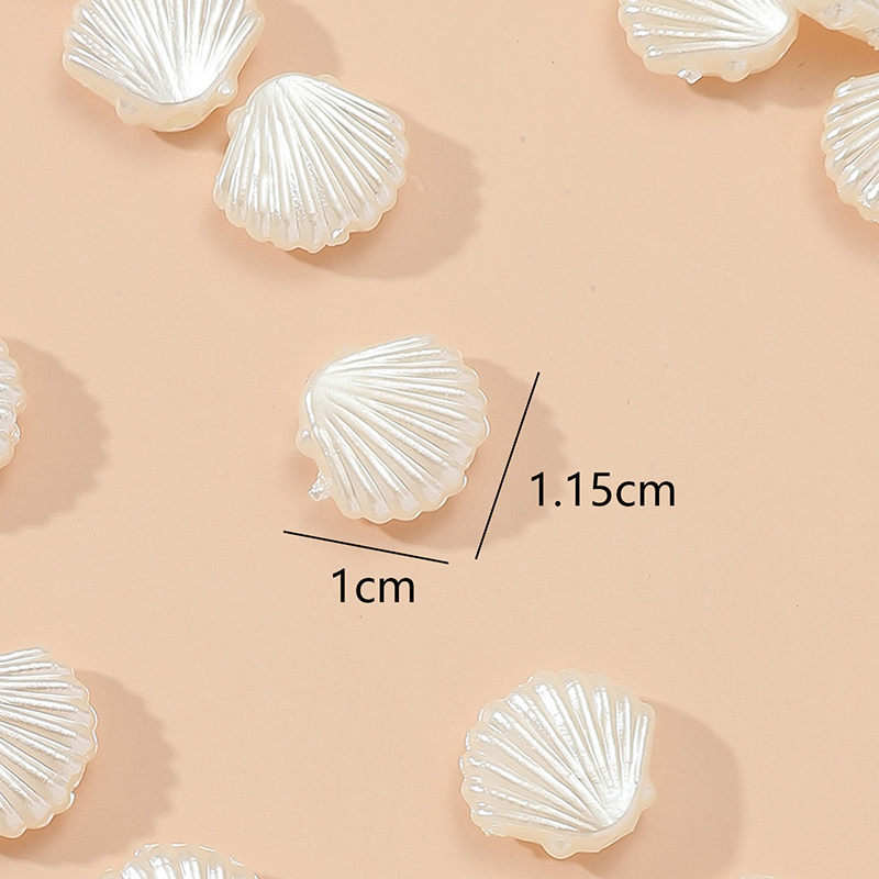 Fashion DIY Handmade Accessories Shell Shape Beaded Bulk 55 PCs Bag