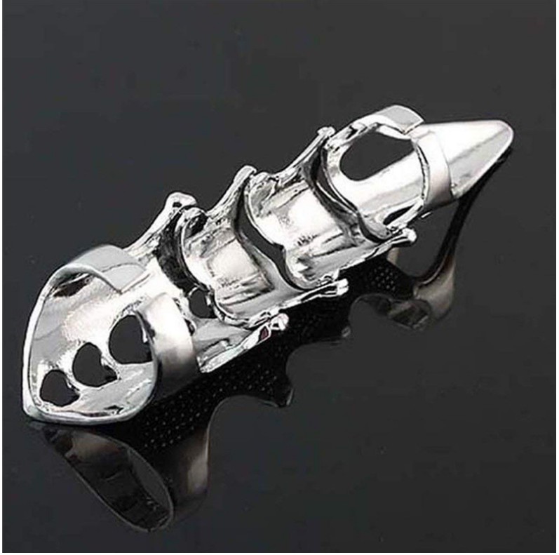 Fashion Exaggerated Joint decoration Nail Flexible Open Ring Accessories