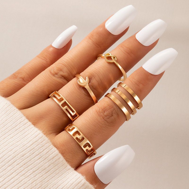 Fashion Alloy T Shape V Shape Heart shape Ring Daily Copper Rings