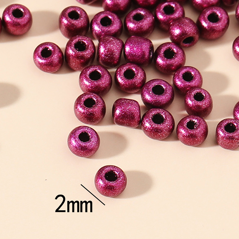 2mm Ornament Accessories DIY Handmade Necklace Bracelet Earrings Beads 600 Pcs