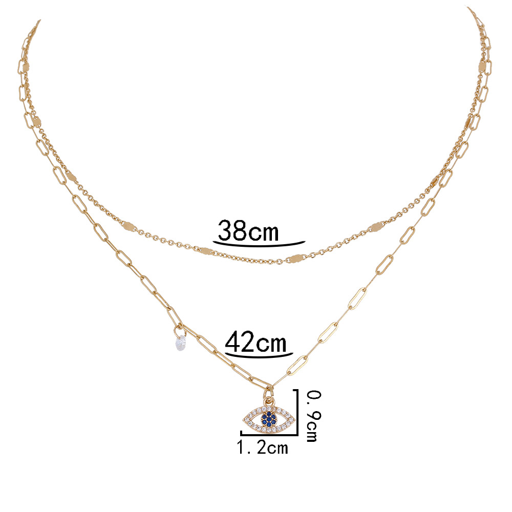 Womenu0027S Elegant Eye Alloy Necklace Plating 1 Piece