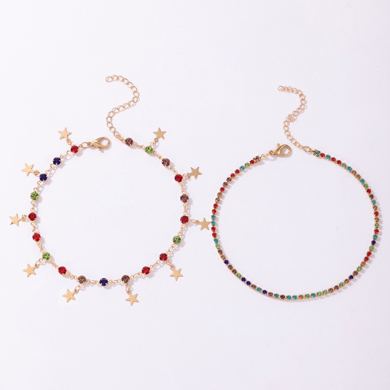 Fashion Alloy Five-Pointed Star Anklet Holiday Beach