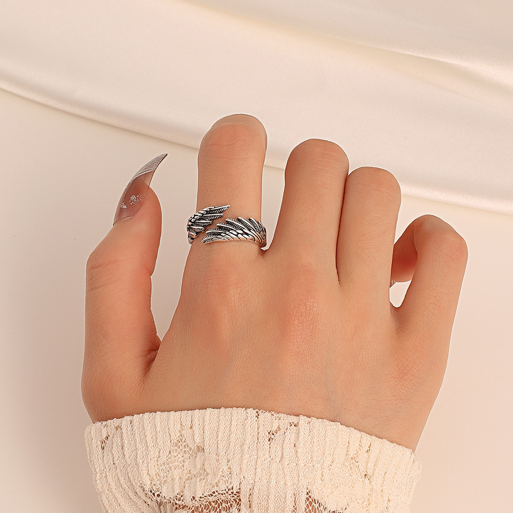 Fashion Alloy Wings Ring Unset