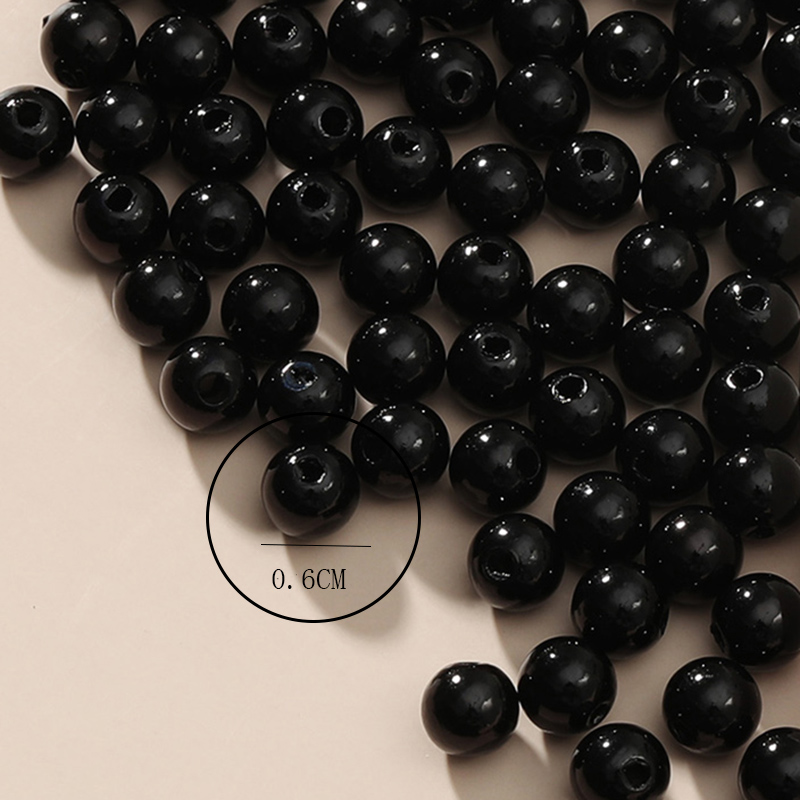 6mm Imitation Pearl Handmade DIY Beaded Bulk Beads 120 PCs