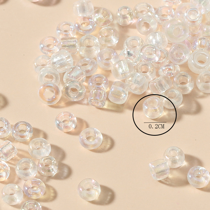 2mm bulk DIY millet beads 600pcs/pack