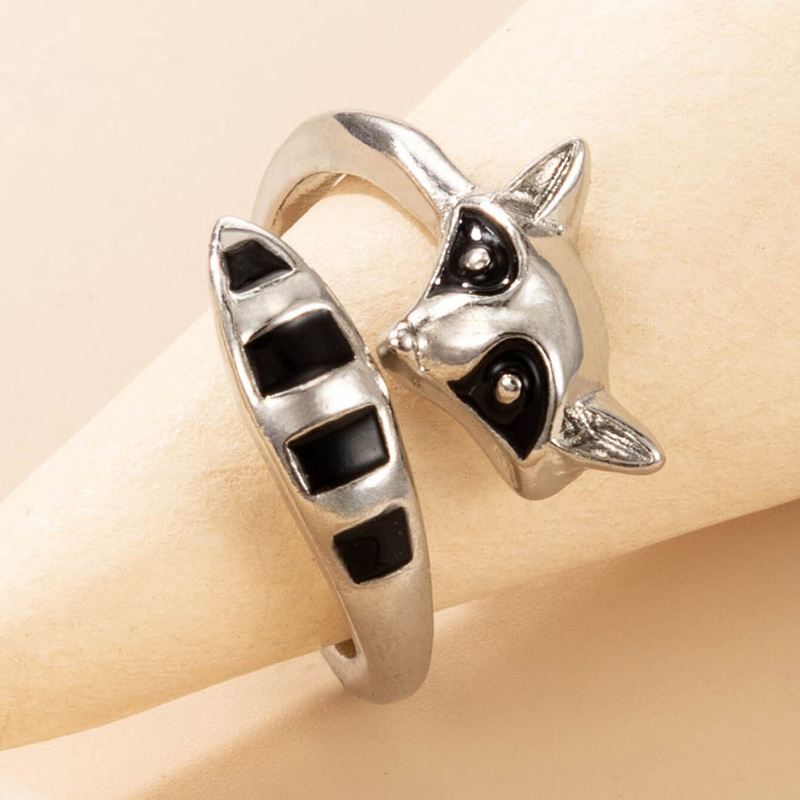 Cute Alloy Fox Ring Daily Copper Rings