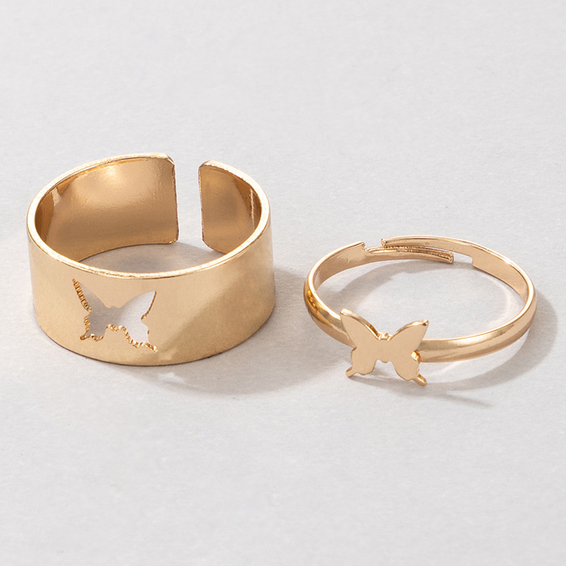 Fashion Ocean Wind Alloy Moon Dolphin Heart shape Ring Daily