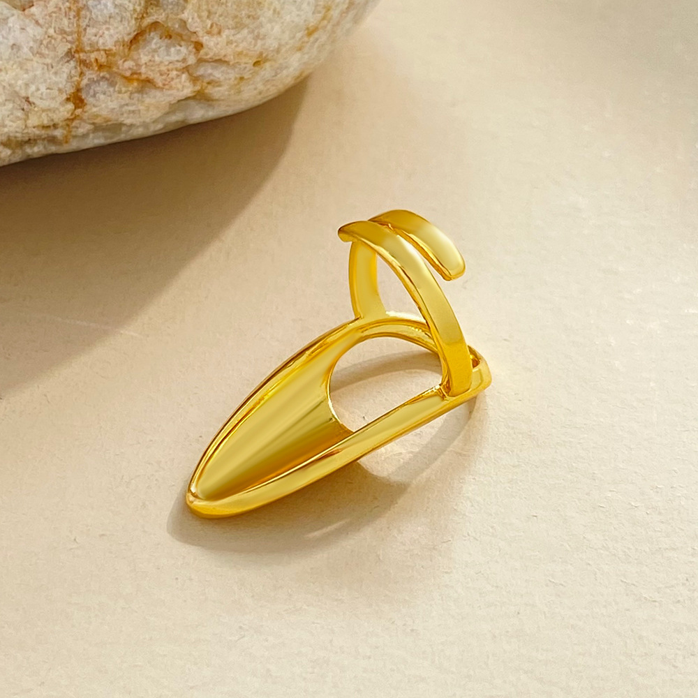Unisex Fashion Geometric Alloy Plating No Inlaid Rings
