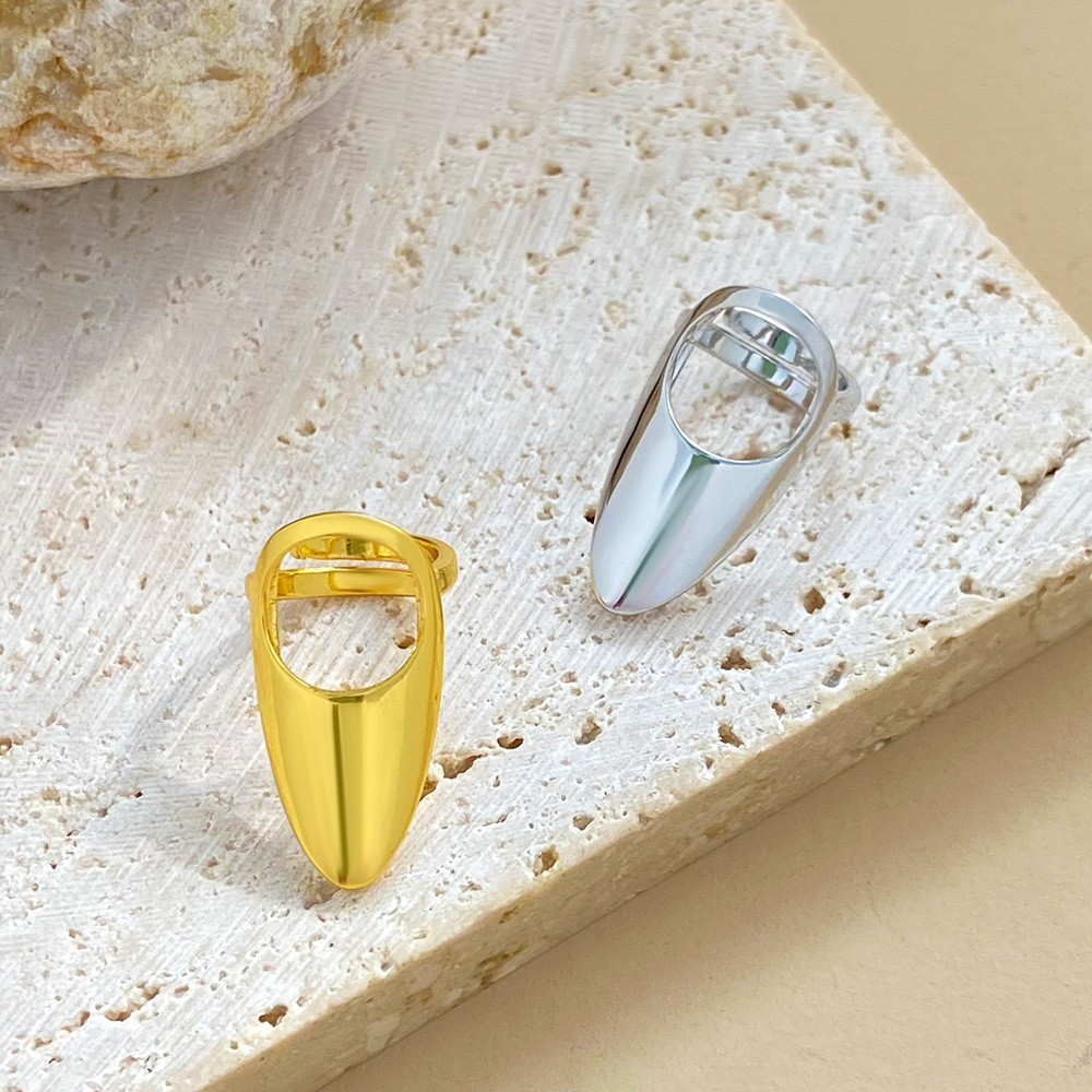 Unisex Fashion Geometric Alloy Plating No Inlaid Rings