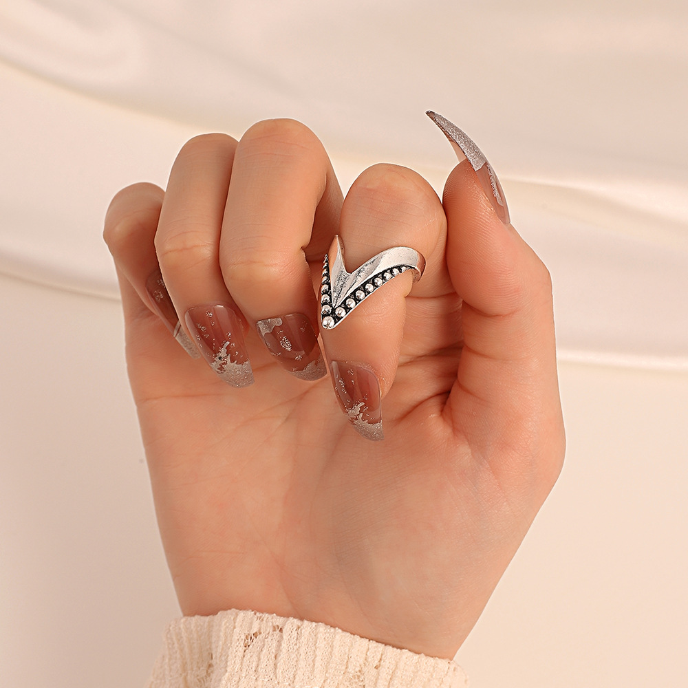 Unisex Fashion Geometric Alloy Plating No Inlaid Rings