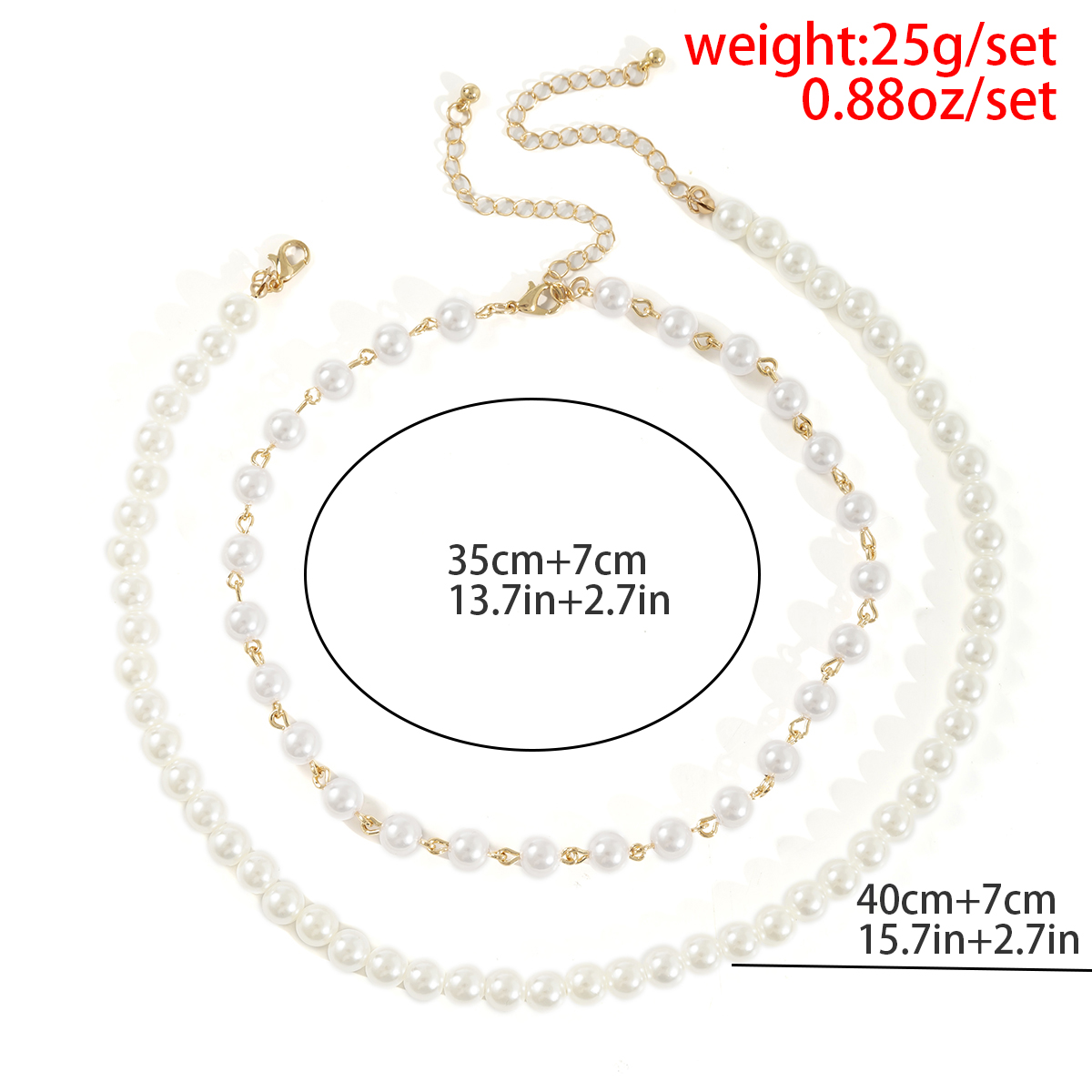 Womenu0027S Vintage Style Solid Color Imitation pearl Necklace Beaded Artificial Pearl 1 Piece