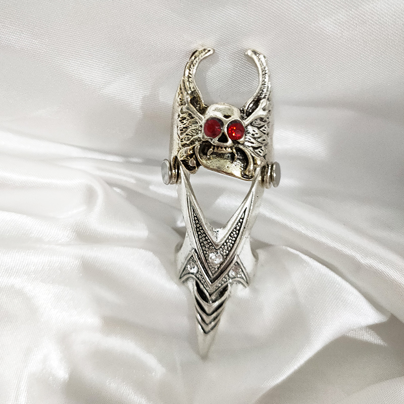 Unisex Vintage Style Skull Alloy Diamond Artificial Rhinestones Rings