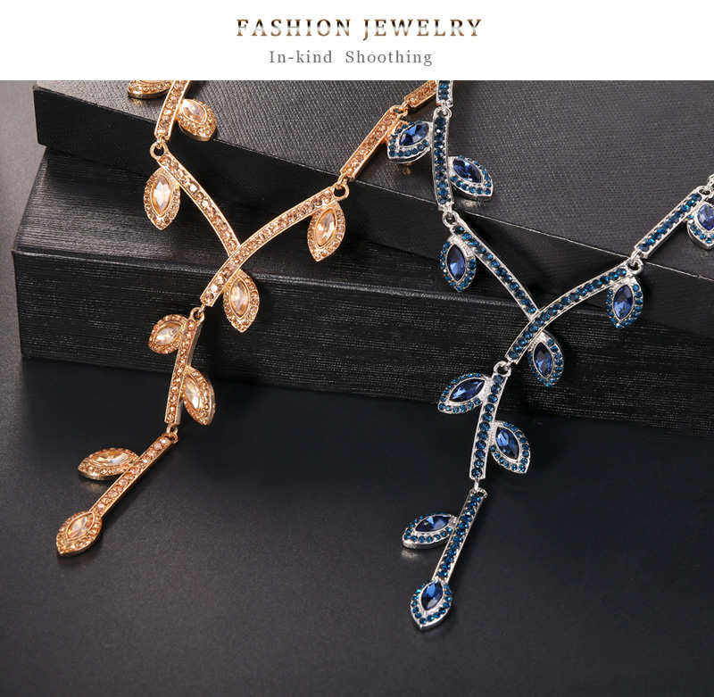 Elegant Glam Fashion Geometric Alloy Diamond Rhinestone Jewelry Sets