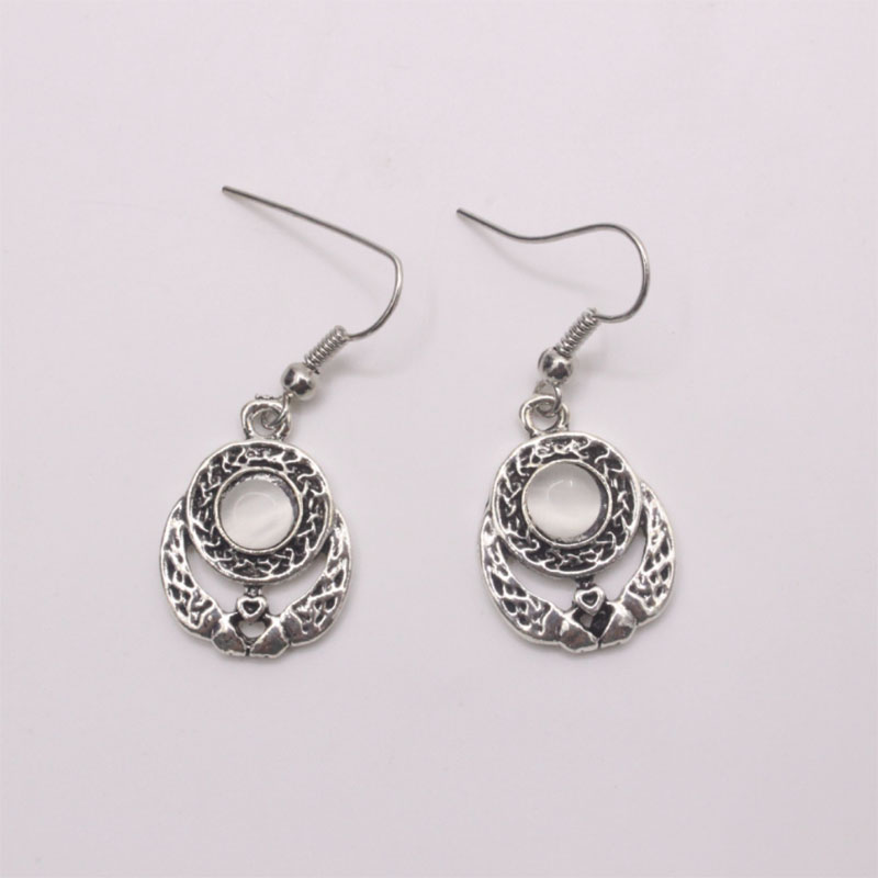 Womenu0027S Ethnic Style Irregular Alloy Earrings Plating Opal Drop Earrings