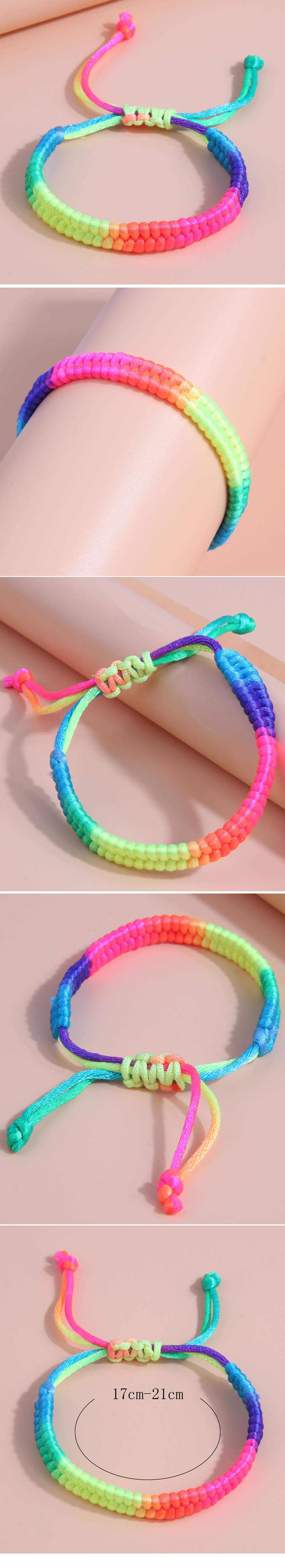 Fashion Colorful Synthetics Braid Bracelets