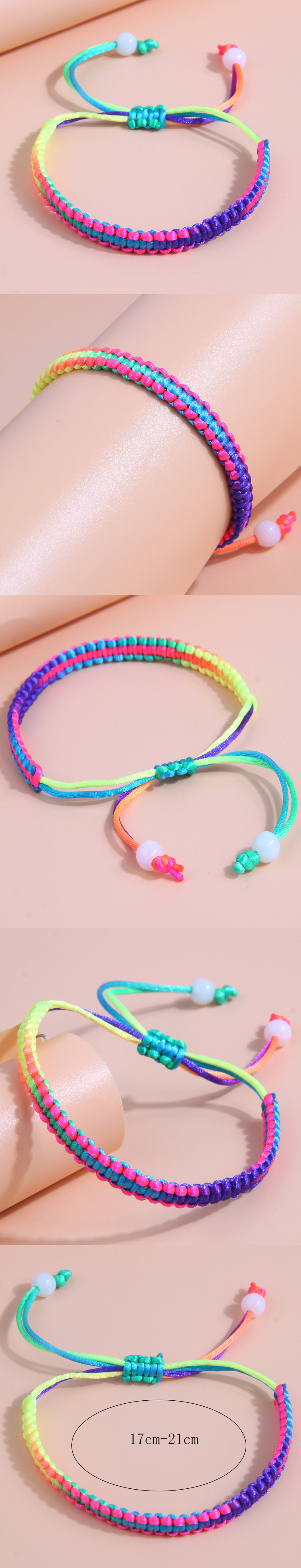 Fashion Colorful Synthetics Braid Bracelets