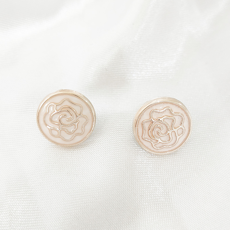 Womenu0027S Fashion Rose Alloy Cufflinks Painted No Inlaid Brooches