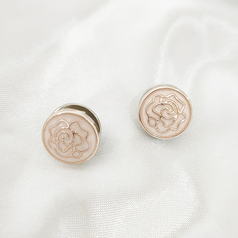 Womenu0027S Fashion Rose Alloy Cufflinks Painted No Inlaid Brooches
