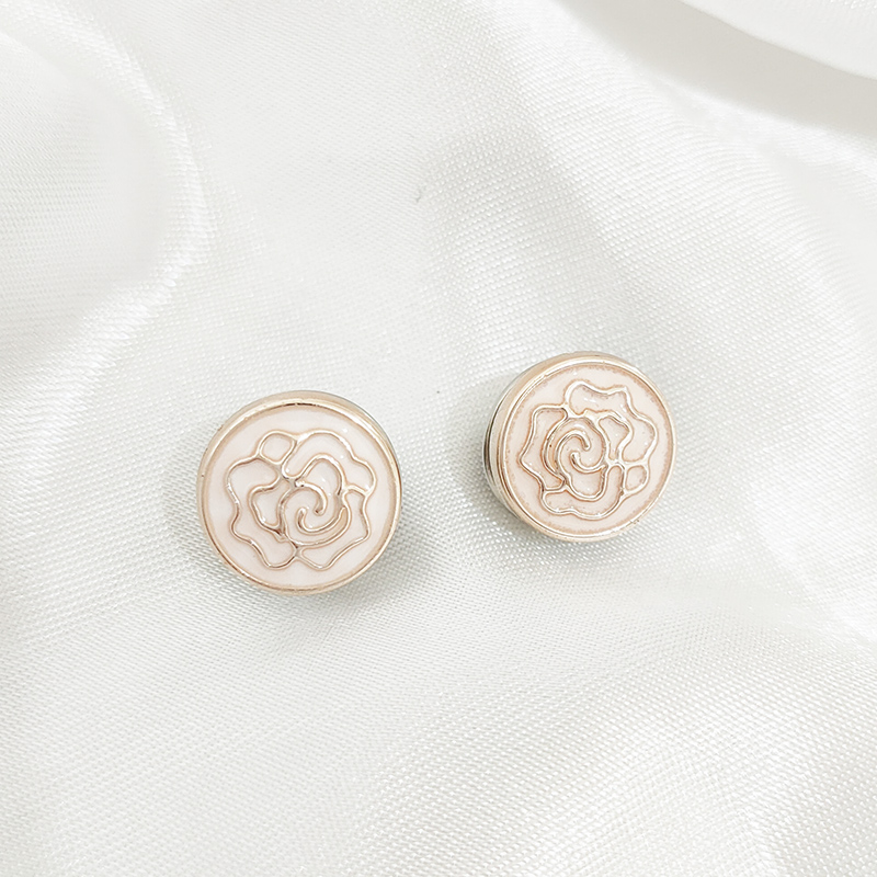 Womenu0027S Fashion Rose Alloy Cufflinks Painted No Inlaid Brooches