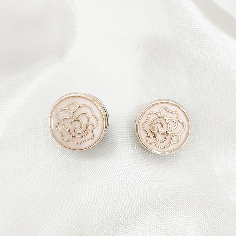 Womenu0027S Fashion Rose Alloy Cufflinks Painted No Inlaid Brooches
