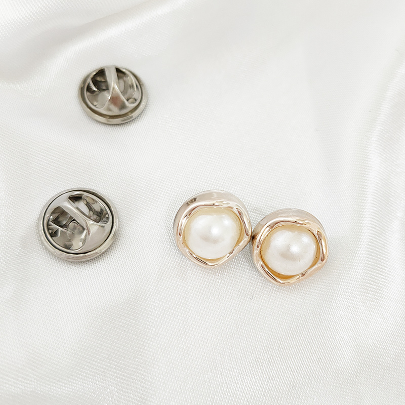 Womenu0027S Elegant Fashion Geometric Alloy Cufflinks Inlaid Pearls Artificial Pearl Brooches