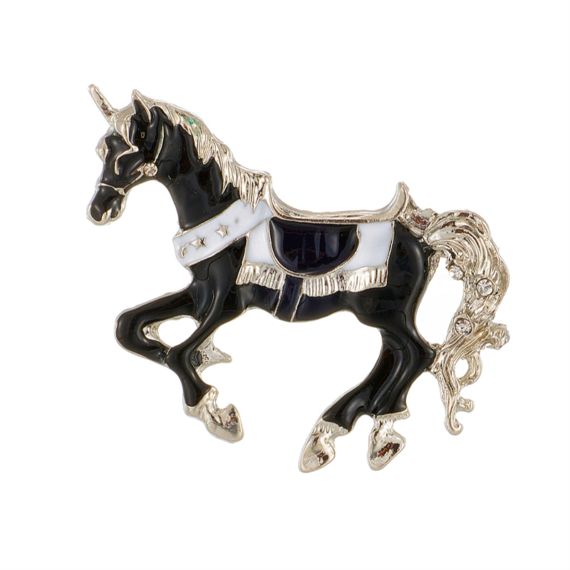 Womenu0027S Retro Fashion Simple Style Horse Alloy Brooches Stoving Varnish Plating No Inlaid Brooch
