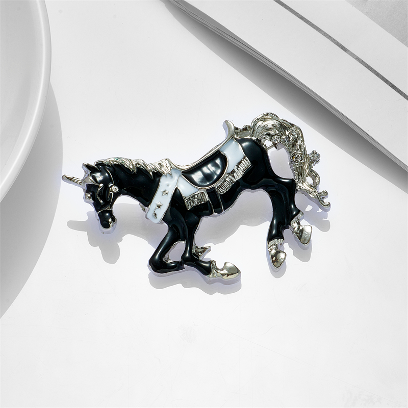 Womenu0027S Retro Fashion Simple Style Horse Alloy Brooches Stoving Varnish Plating No Inlaid Brooch