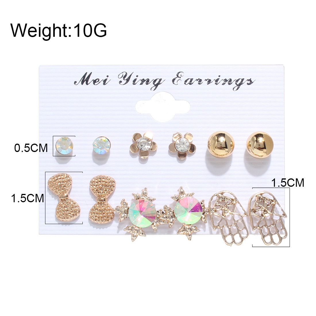 Womenu0027S Fashion Geometric Alloy Ear Studs Plating Stud Earrings