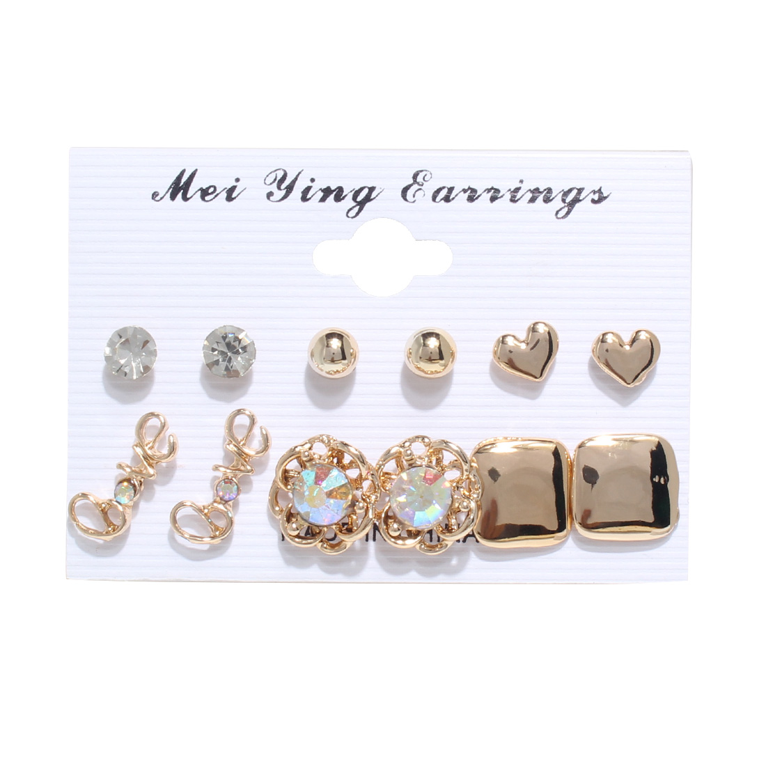 Womenu0027S Fashion Geometric Alloy Ear Studs Plating Stud Earrings