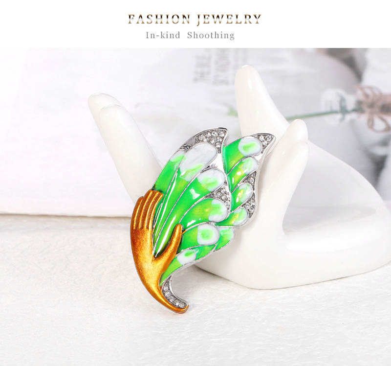 Elegant Basic Pastoral Geometric Butterfly Alloy Diamond Artificial Rhinestones Brooches