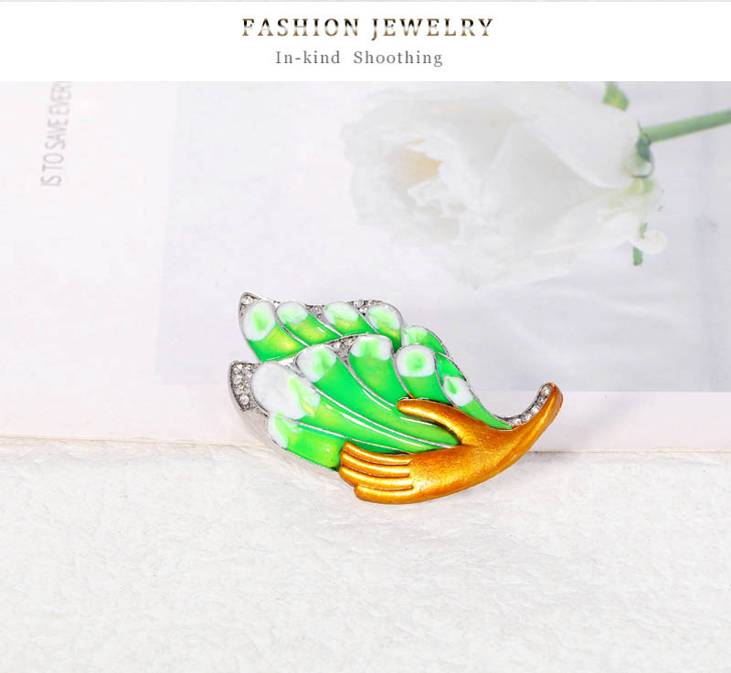 Elegant Basic Pastoral Geometric Butterfly Alloy Diamond Artificial Rhinestones Brooches