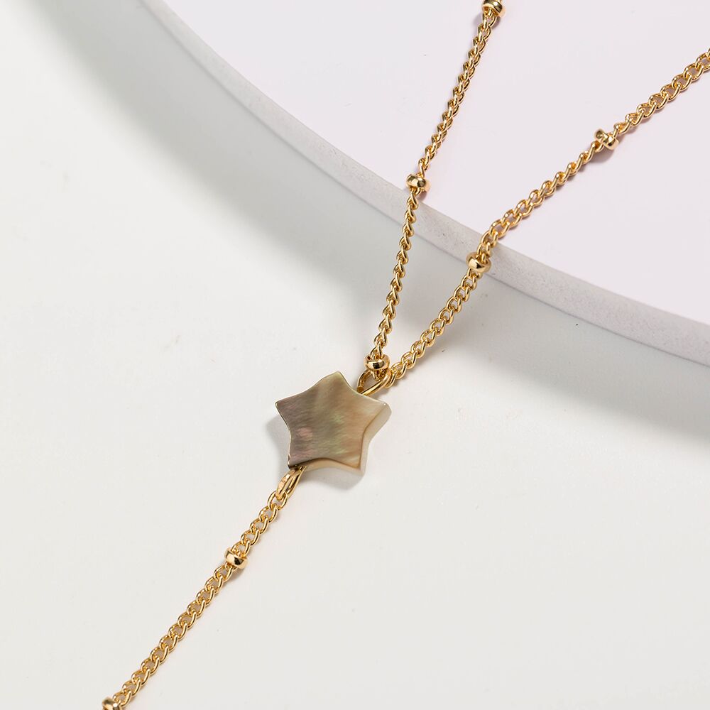 Womenu0027S Fashion Star Moon Alloy Copper Necklace Plating No Inlaid Necklaces