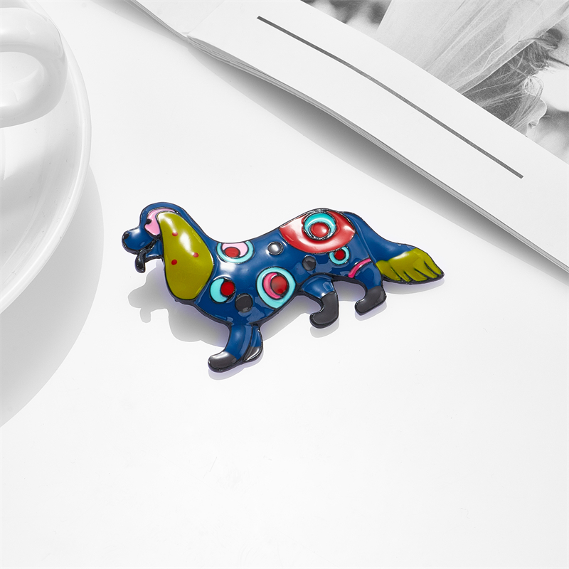 Womenu0027S Cute Funny Modern Style Dog Arylic Brooches Stoving Varnish Plating No Inlaid Brooches