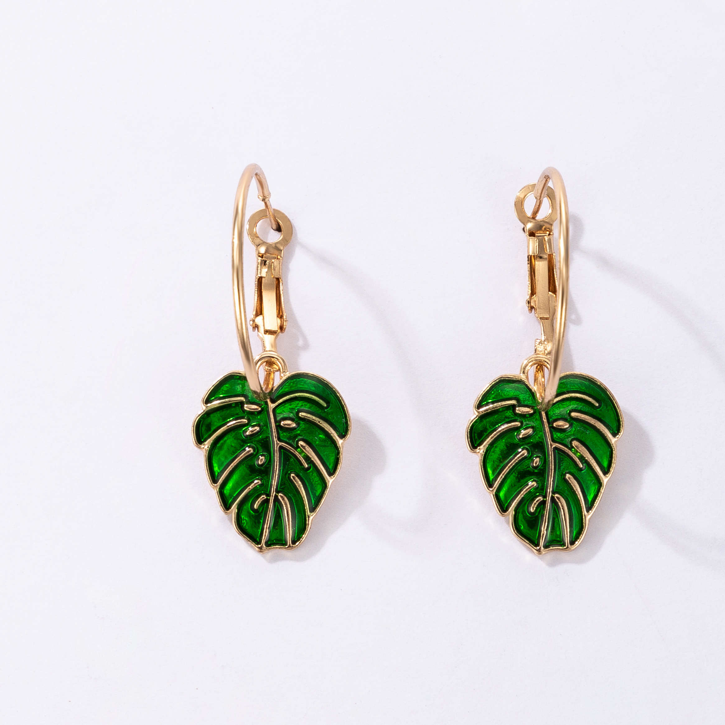 Fashion Modern Style Leaves Alloy Earrings
