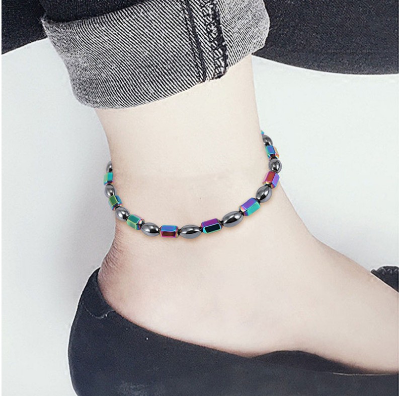 Unisex Fashion Round Magnet Anklet Magnet Body Jewelry