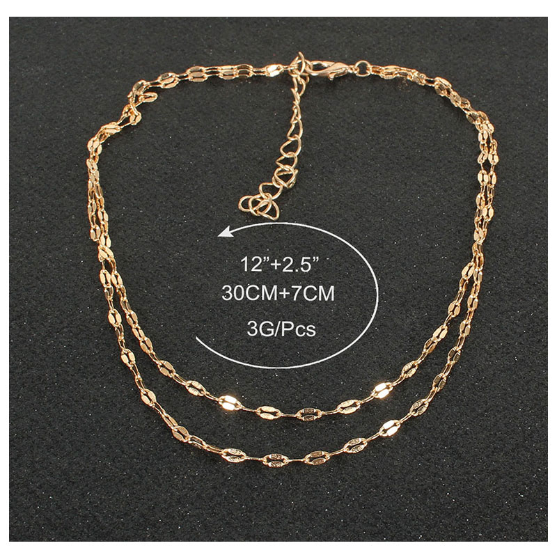 Simple Style Geometric Alloy Plating Necklace