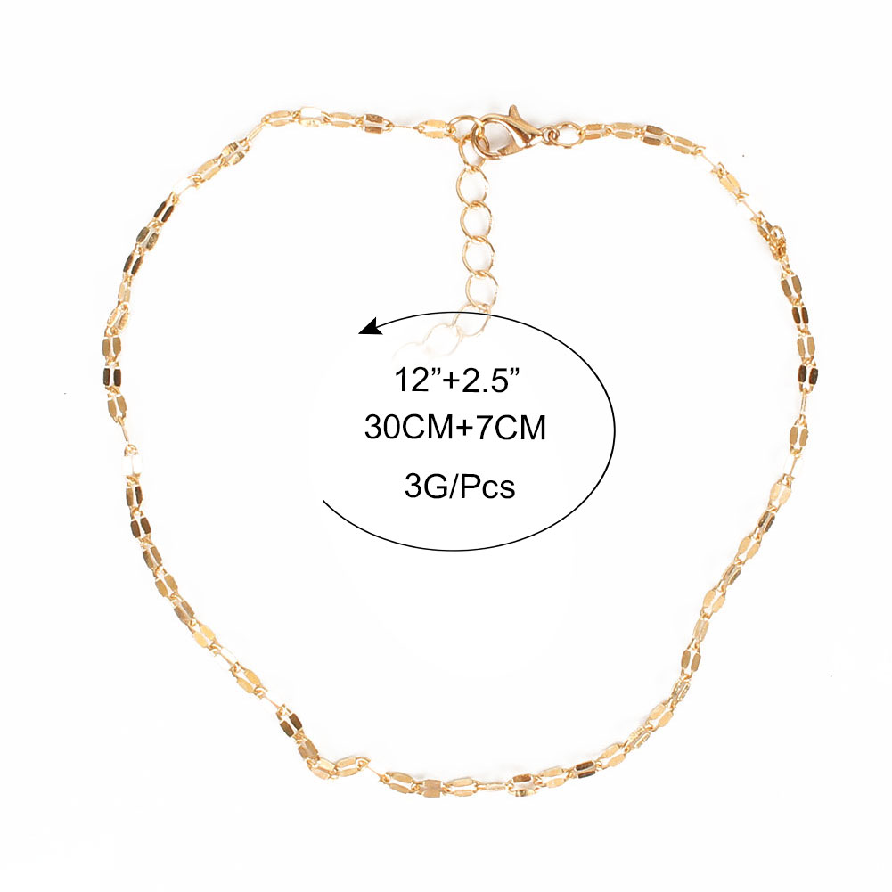 Simple Style Geometric Alloy Plating Necklace