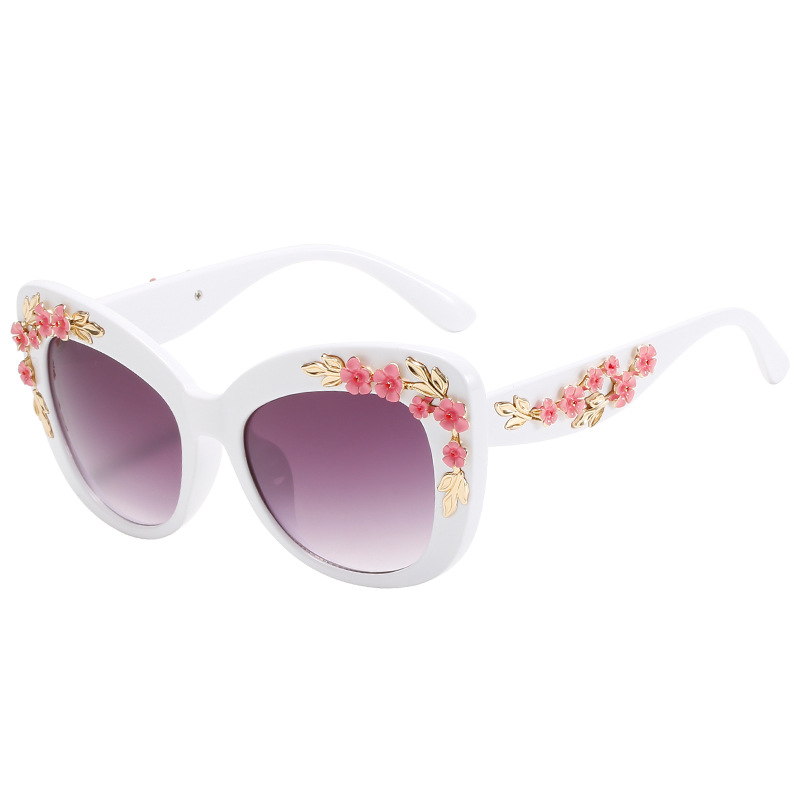 Unisex Retro Baroque Style Gradient Color Solid Color Pc Square Sunglasses