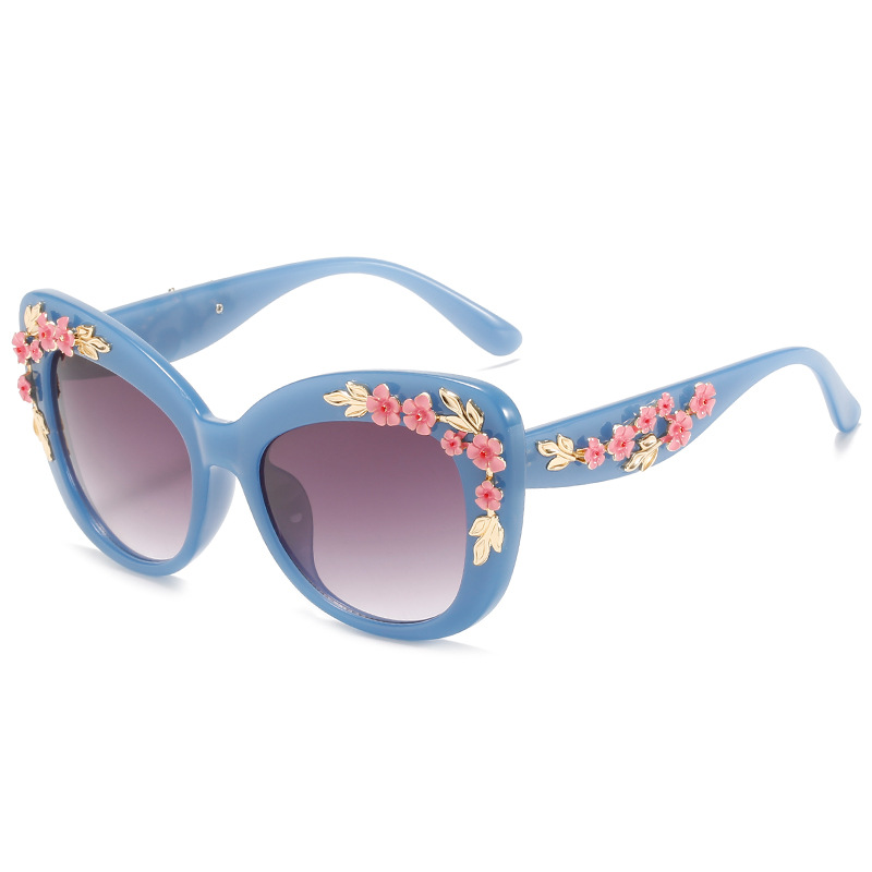 Unisex Retro Baroque Style Gradient Color Solid Color Pc Square Sunglasses