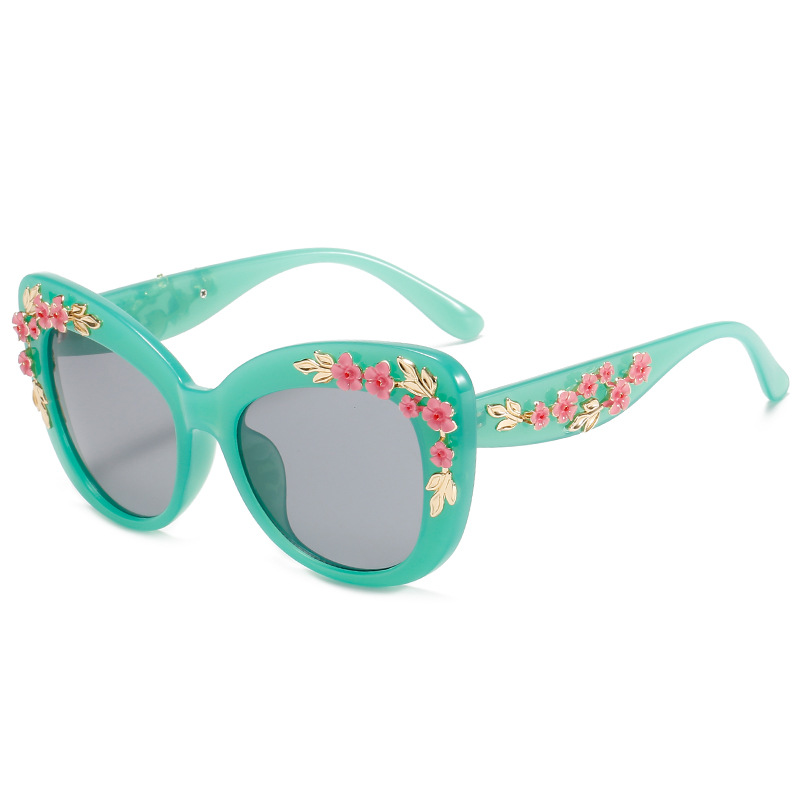 Unisex Retro Baroque Style Gradient Color Solid Color Pc Square Sunglasses