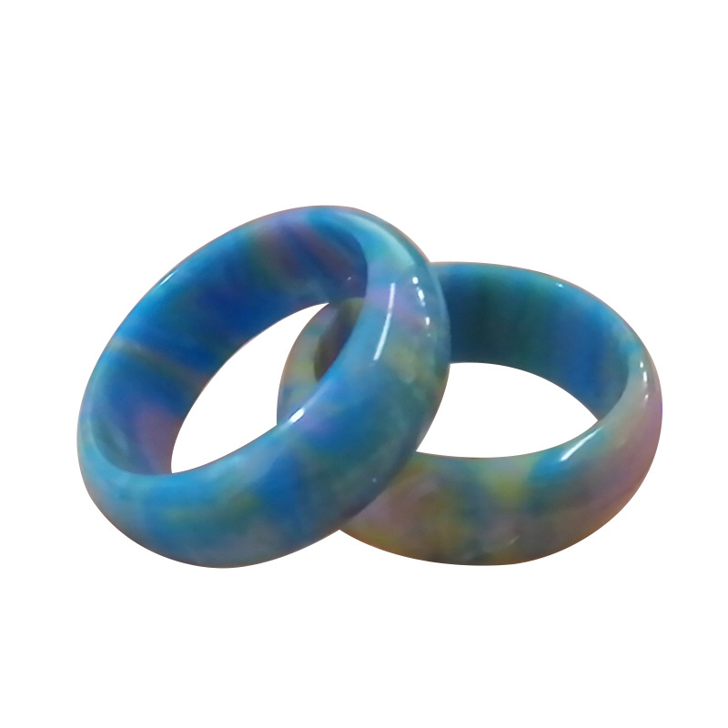 Retro Gradient Color Arylic Rings 1 Piece