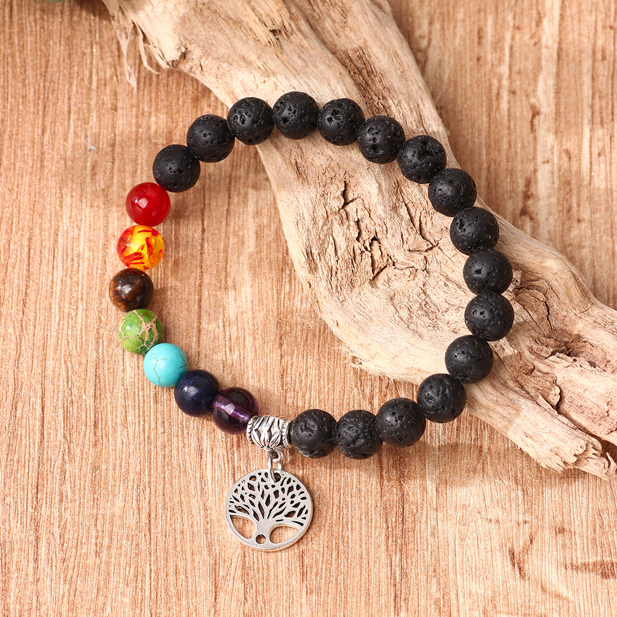 Retro Tree Metal Beaded Bracelets