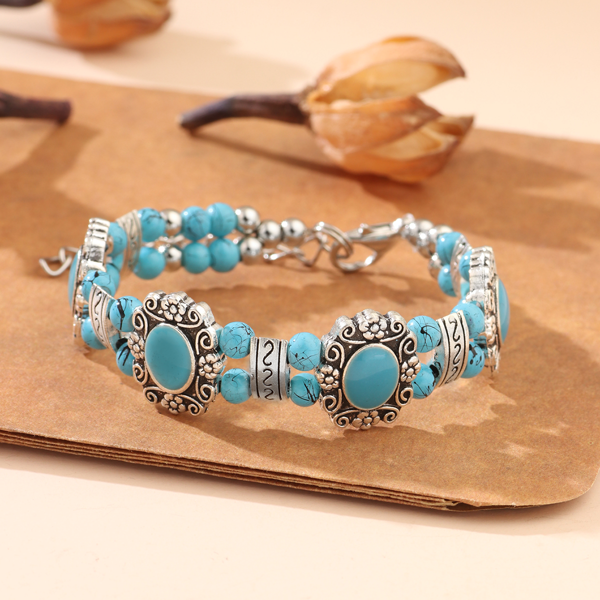 Sexy Gem Alloy Hollow Out Alloy Bracelets