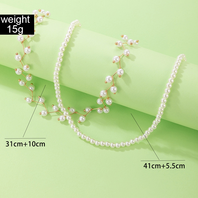 Fashion Geometric Beaded Alloy No Inlaid Choker