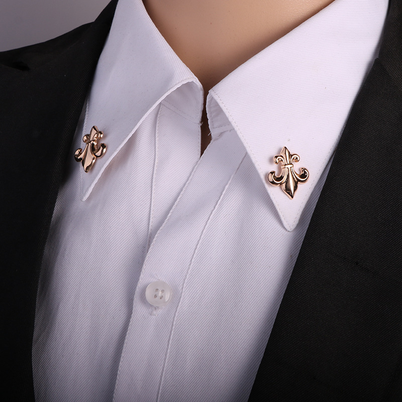 Fashion Anchor Alloy Plating Collar Pin